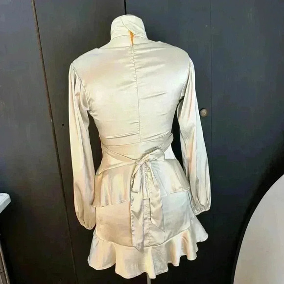 Altar'd State Cream Long Sleeve Dress - Picture 13 of 13